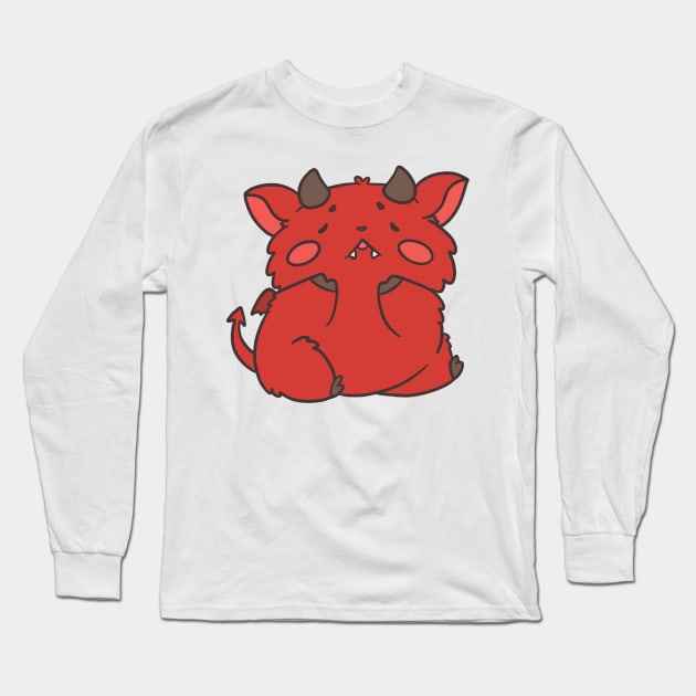 Cute little imp Long Sleeve T-Shirt by IcyBubblegum